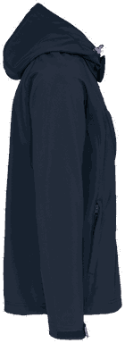 Basis softshell jas met afneembare capuchon - Navy