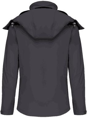 Basis-Softshell-Jacke für Damen mit abnehmbarer Kapuze - Titan