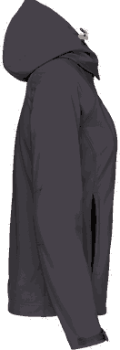 Basis-Softshell-Jacke für Damen mit abnehmbarer Kapuze - Titan