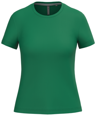 T-shirt classique pour femme à col rond - Vert kelly