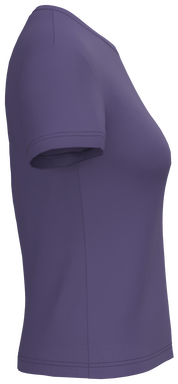 T-shirt classique pour femme à col rond - Violet