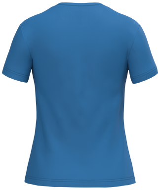 T-shirt classique pour femme à col rond - Bleu roi clair