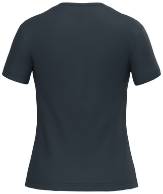 T-shirt classique pour femme à col rond - Bleu marine