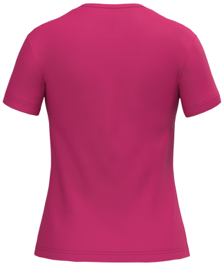 T-shirt classique pour femme à col rond - Fuchsia