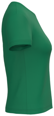 T-shirt classique pour femme à col rond - Vert kelly