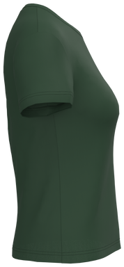 T-shirt classique pour femme à col rond - Vert forêt