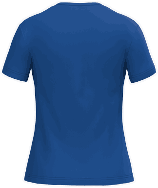 T-shirt classique pour femme à col rond - Bleu roi