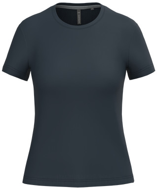 T-shirt classique pour femme à col rond - Bleu marine