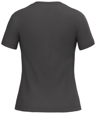 T-shirt classique pour femme à col rond - Gris foncé