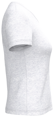 Klassisches Damen-T-Shirt mit V-Ausschnitt - Esche Heide