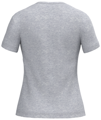 Klassisches Damen-T-Shirt mit V-Ausschnitt - Oxford Grau