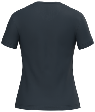 Klassisches Damen-T-Shirt mit V-Ausschnitt - Marine