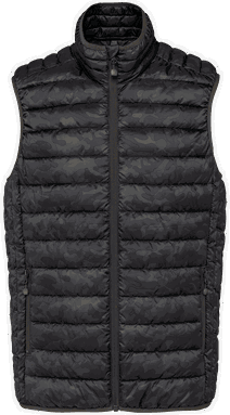 Leichter Bodywarmer - Dschungel-Tarnung