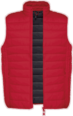 Leichter Bodywarmer - Rot