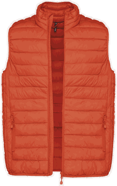 Leichter Bodywarmer - Gebranntes Ocker