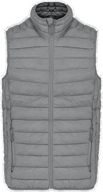 Leichter Bodywarmer - Meliert Silber