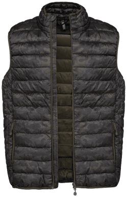 Leichter Bodywarmer - Dschungel-Tarnung