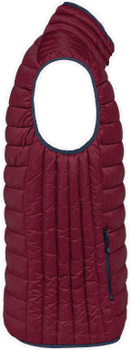 Leichter Bodywarmer - Weinrot