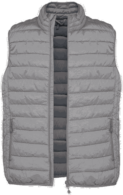 Leichter Bodywarmer - Meliert Silber