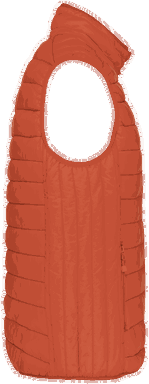 Leichter Bodywarmer - Gebranntes Ocker
