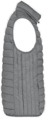 Leichter Bodywarmer - Meliert Silber
