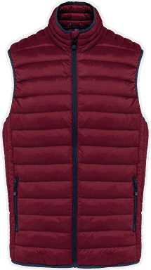 Leichter Bodywarmer - Weinrot