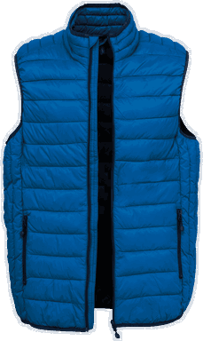 Leichter Bodywarmer - Helles Königsblau