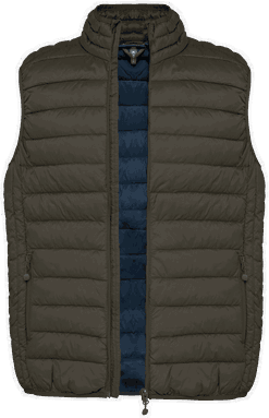 Leichter Bodywarmer - Dunkles Khaki