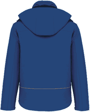 Basis gesteppter Softshell - Dunkles Königsblau