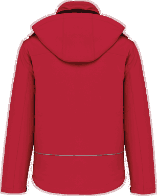 Basis gesteppter Softshell - Rot
