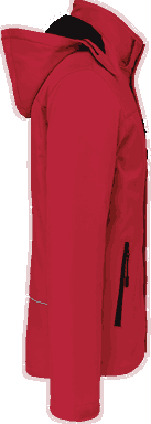 Basis gesteppter Softshell - Rot