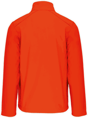 Basis softshell jas - Fluorescent orange