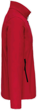 Basis softshell jas - Red