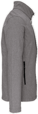 Basis softshell jas - Marl grey