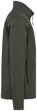 Basis softshell jas - Marl green