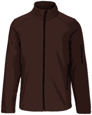 Basis softshell jas - Chocolate