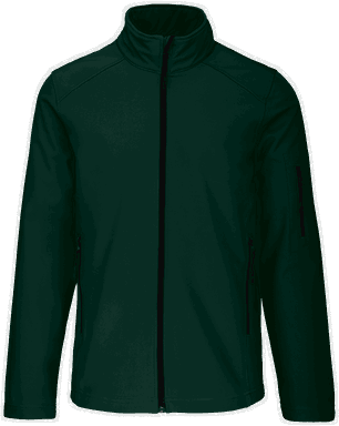 Basis softshell jas - Bottle green