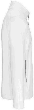 Basis softshell jas - White