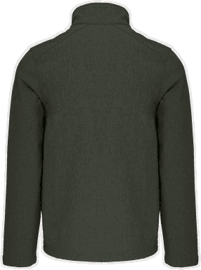 Basis softshell jas - Marl green