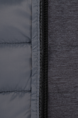 Leichter Damen-Bodywarmer - Meliert Dunkelgrau