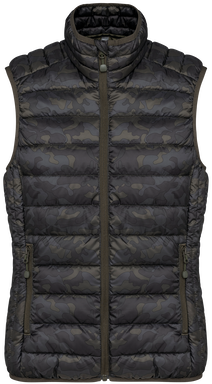 Leichter Damen-Bodywarmer - Dschungel-Tarnung