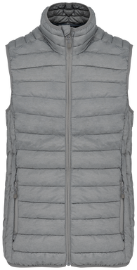 Leichter Damen-Bodywarmer - Silber meliert