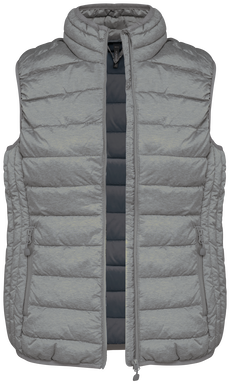 Leichter Damen-Bodywarmer - Silber meliert