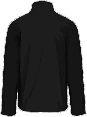 Basis kinder softshell jas - Black
