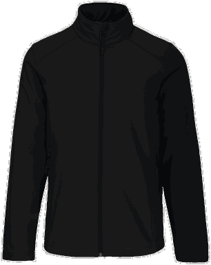 Basis kinder softshell jas - Black