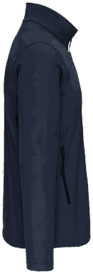 Basis kinder softshell jas - Navy