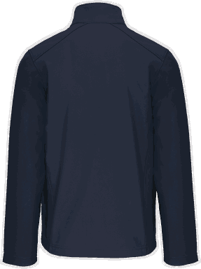 Basis kinder softshell jas - Navy