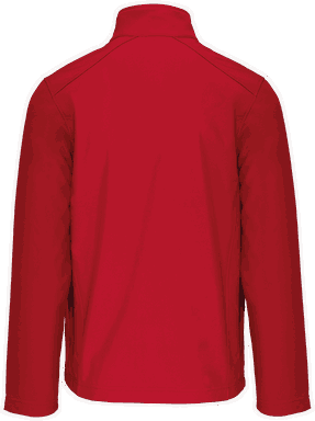 Basis kinder softshell jas - Red