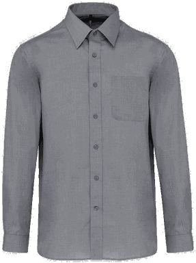 Basic shirt - Marl storm grey