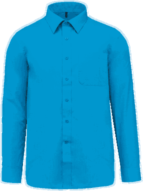 Basic shirt - Bright turquoise